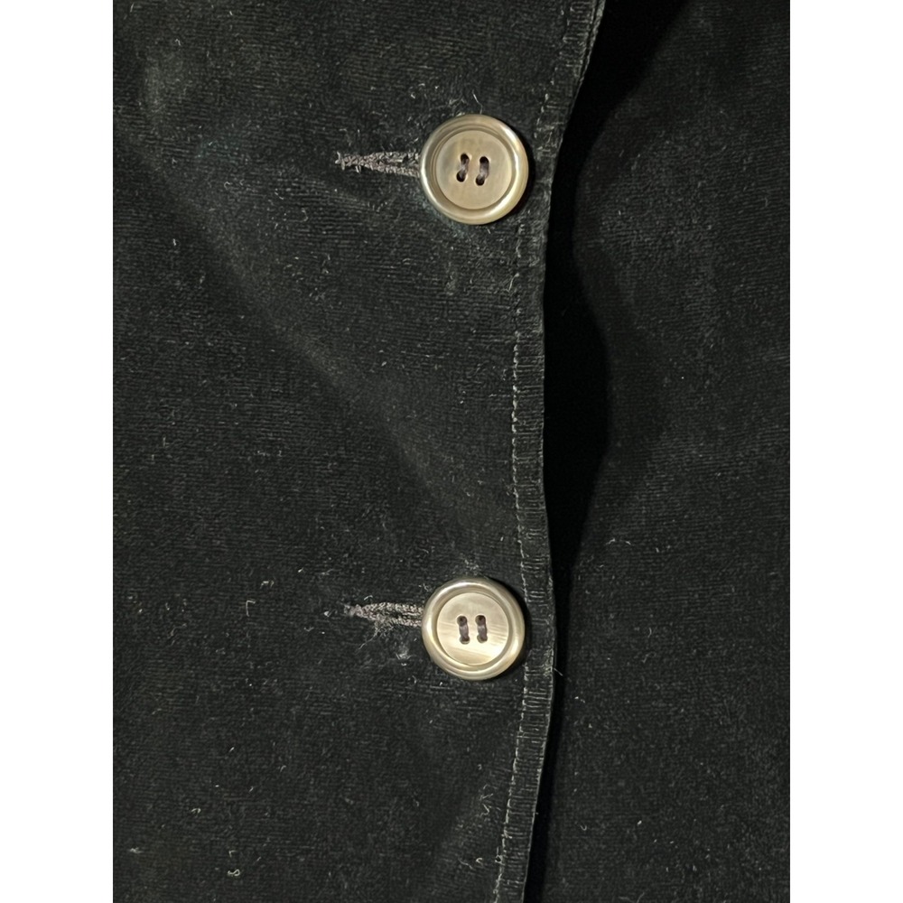 As is-Koret of California Vintage Black Velvet Blazer Union USA  business pro - Picture 5 of 16